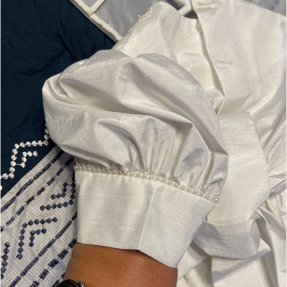 GIRLS FORMAL WHITE DRESS - Picture 8 of 13